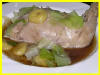 Nilagan manok (chicken and vegetable soup)