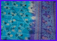 Beautiful silk sari material